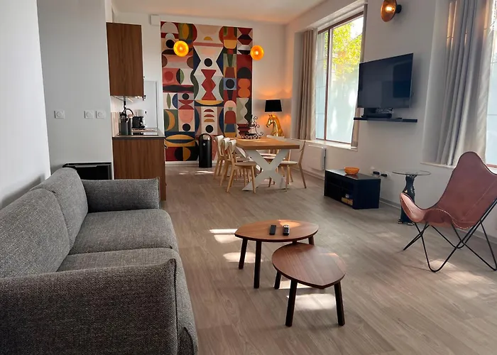 Apartmán Au Cheval Blanc - Familial 6p Parking Prive Proche Centre